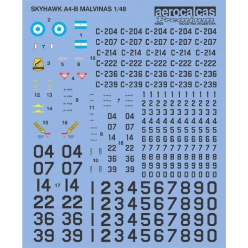 SKYHAWK A4-B MALVINAS (48005)