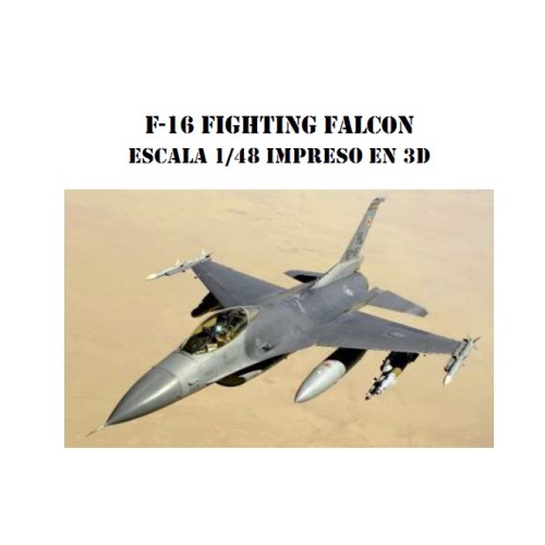 F-16 FIGHTING FALCON - 3D- 1/48