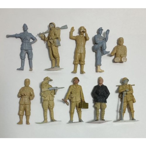 LOTE 10 SOLDADOS ITALIANOS IIGM