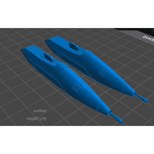 AERMACCHI MB 339: Pods Cañón 30mm (2)