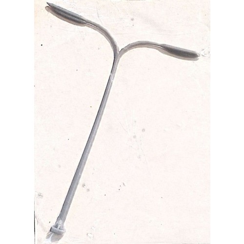 Luminaria moderna doble