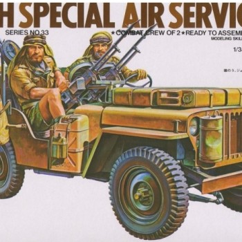 British Special Air Service SAS Jeep