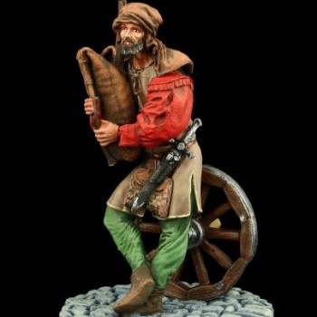 CAMPESINO EUROPEO CON GAITA - SIGLO XVI