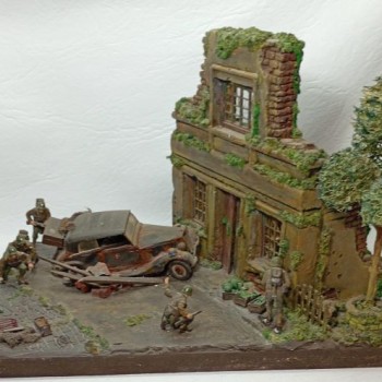 Diorama: Americanos al acecho - Europa 1944.