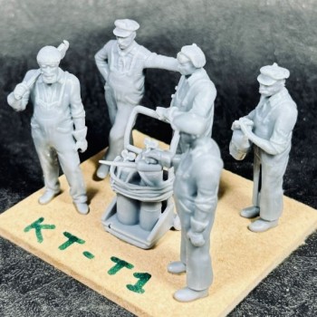 Trabajadores ferroviarios x 5