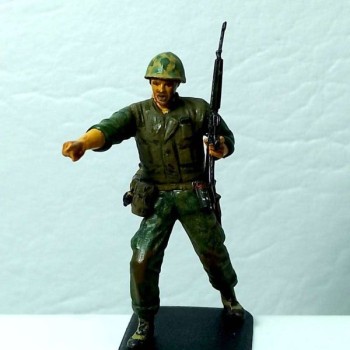 Soldado americano en Vietnam