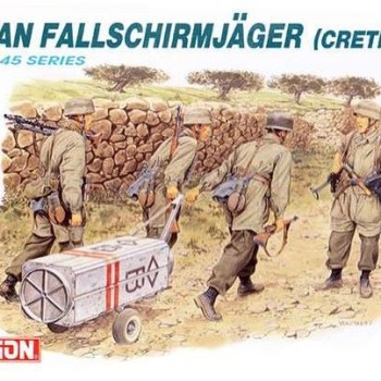 German Fallschirmjäger - Creta 1941 - Sin caja - sin carro contenedor
