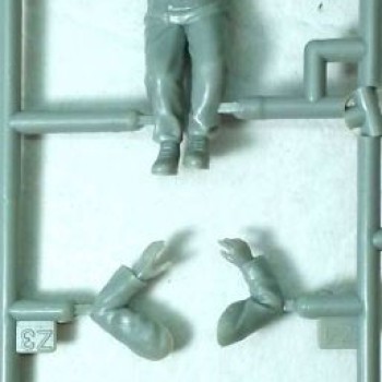 Conductor/tripulante de semioruga alemán.