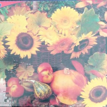 SUNFLOWERS STILL LIFE, 750.