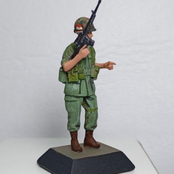 Soldado americano en Vietnam (metal 1/32)