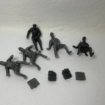 Tripulación alemana de Sidecar R.75 (5 figuras)