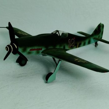 FOCKE-WULF FW-190D - 12 NEGRO - 1/72