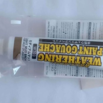 WATER BASED WEATHERING PAINT GOUACHE - MARRÓN BARRO CLARO - PINTURA PARA WEATHERING A BASE DE AGUA