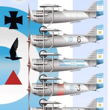 ARGENTINE DEWOITINE'S FMA D.21 C1 / D.25 - 1/72