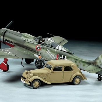 1/48 Fw190 D-9 JV44 & citroen 11CV - OFERTA