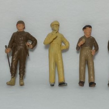 LOTE 5 JERARCAS DE LA IIGM 1/35 - SEMITERMINADAS