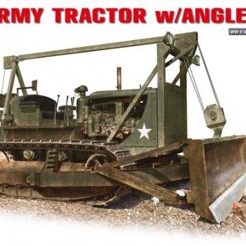 U.S.ARMY TRACTOR W/ANGLED DOZER BLADE