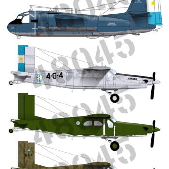 S-2E Tracke + Pilatus Porter PC 6