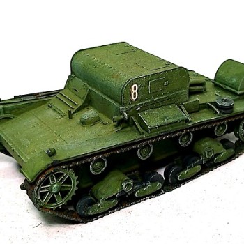 T-26T TANQUE LIGERO SOVIÉTICO DE OBSERVACIÓN Y RECONOCIMIENTO