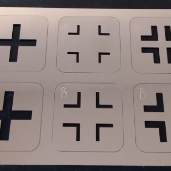 STENCIL BALKENKREUZ 48-32