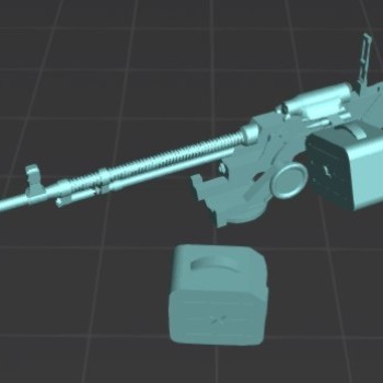 Ametralladora pesada antiaérea DShK (x1)