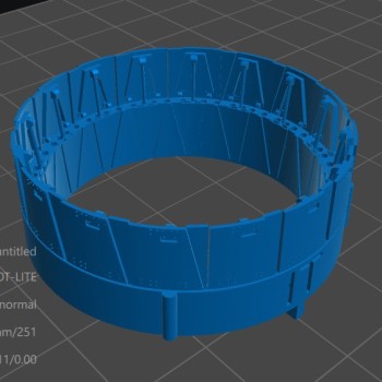Tobera Mirage III / V Salida motor Atar 9 C p/kit Italeri / Esci