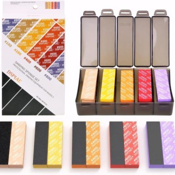 JUEGO PROFESIONAL DE LIJAS EN ESPONJA PARA MAQUETAS - #180 #280 #400 #600 #800