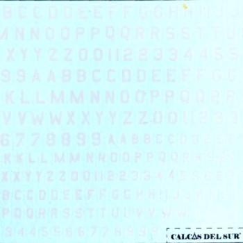 TIPOGRAFÍA USAF Y USAAF COLOR GRIS