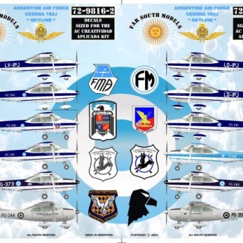 ARGENTINE AIR FORCE CESSNA 182J "SKYLINE"