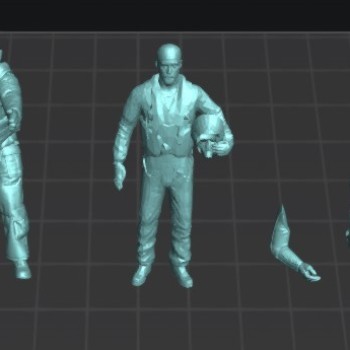 Pilotos Modernos (set.1). 3 figuras