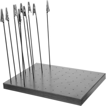 BASE SOPORTE + 10 CLIPS PARA SOPORTE DE PIEZAS PARA PINTAR