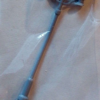 Farola cuadrada doble