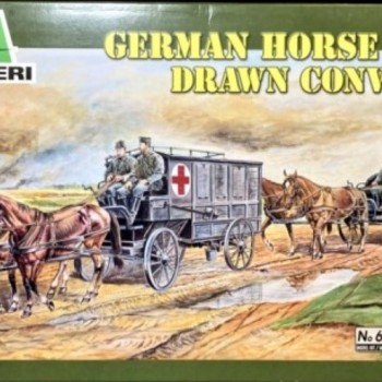 GERMAN HORSE DRAWN CONVOY